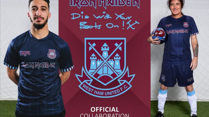 Iron Maiden and West Ham United launch new ‘Away Shirt’ and training range