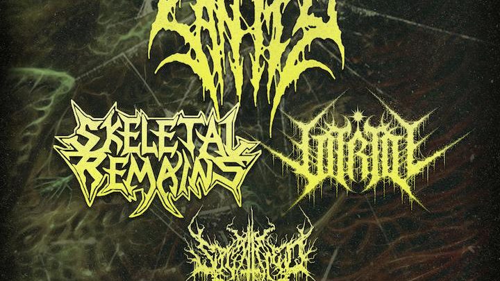 SKELETAL REMAINS AND VITRIOL JOIN DEFEATED SANITY FOR THE SANGUINARY IMPETUS U.S. TOUR 2022