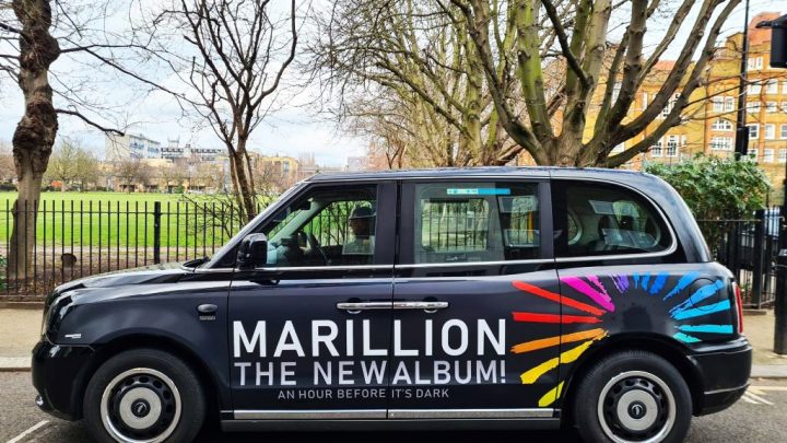 Marillion offer free taxi rides in London ahead of the release of their 20th studio album “An Hour Before It’s Dark”
