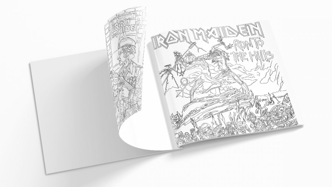 SECOND OFFICIAL IRON MAIDEN COLOURING BOOK: THE SINGLES –