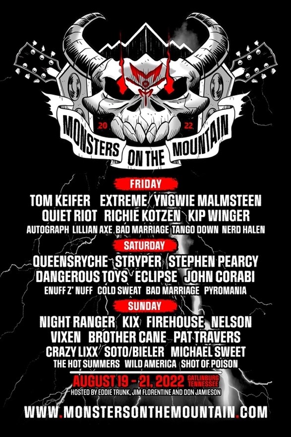 MONSTERS ON THE MOUNTAIN 2022 ANNOUNCED AUGUST 19th-21st IN GATLINBURG ...