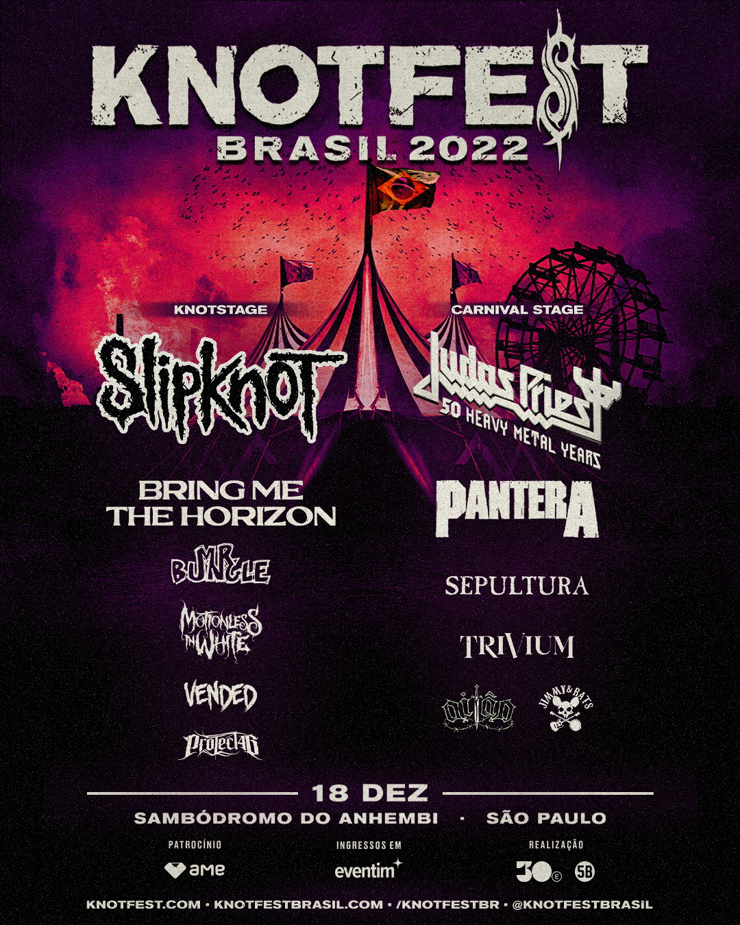 SLIPKNOT’S KNOTFEST SET TO TAKE OVER SOUTH AMERICA IN 2022 All About