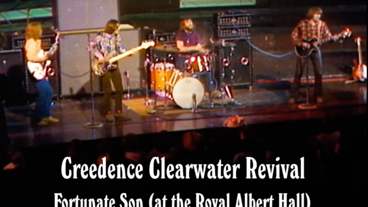 LONG-LOST LIVE PERFORMANCE OF CREEDENCE CLEARWATER REVIVAL’S  HIT SINGLE “FORTUNATE SON”