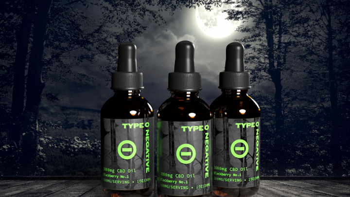 Whole Organix  Announces First Offering from their Artist Branded Labels Line  Blackberry No. 1 TYPE O NEGATIVE CBD Tincture