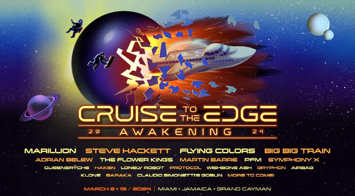 Cruise to the Edge 2024 announced (feat. Marillion, Steve Hackett