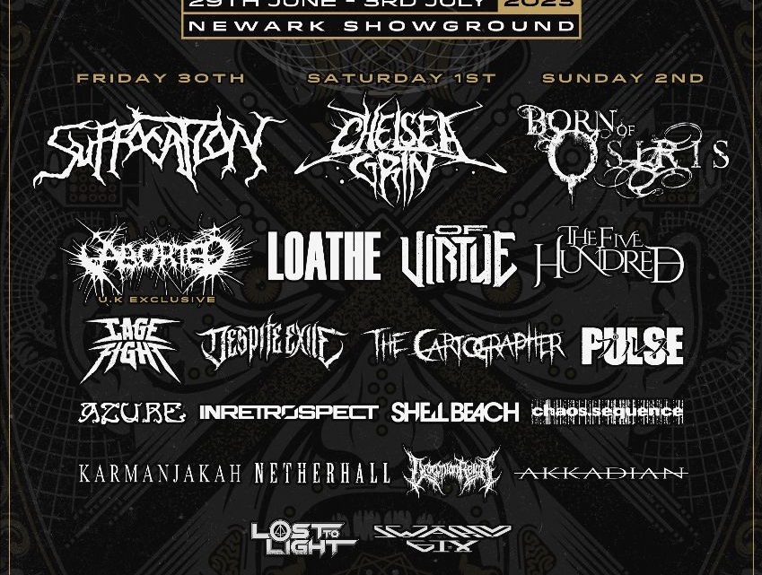 UK Tech-Fest announces Chelsea Grin, Suffocation,  Born Of Osiris, Aborted, Loathe for its 10th edition