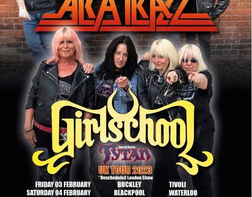 Alcatrazz / Girlschool – UK Co-Headline Tour In February 2023 + New Albums To Be Released Later This Year
