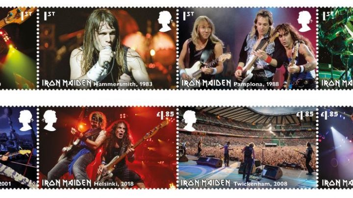 ROYAL MAIL TO HONOUR ROCK LEGENDS, IRON MAIDEN, WITH A SET OF 12 SPECIAL STAMPS