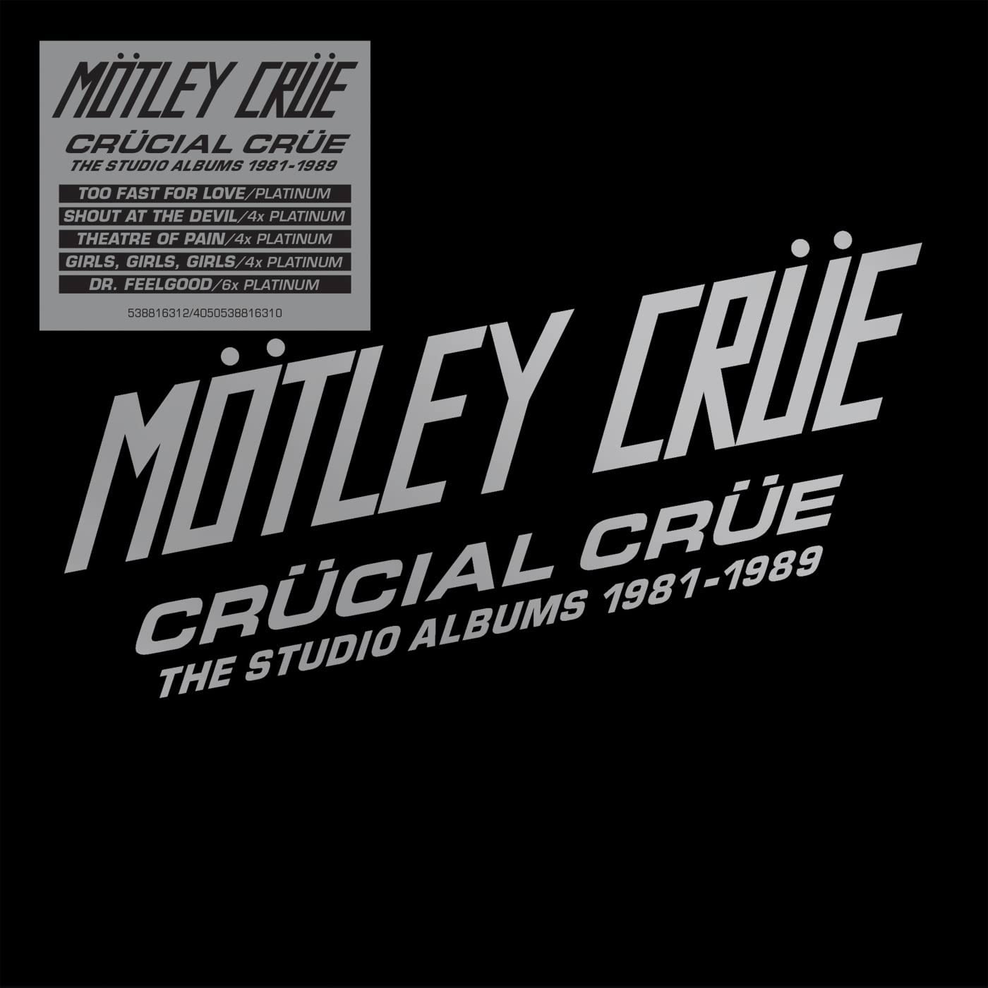 MÖTLEY CRÜE - 'Crücial Crüe' Box Set - 5 CD Boxset Review - All 