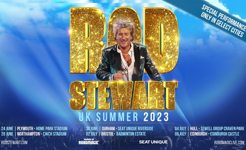 Rod Stewart Announces 2023 UK Summer Tour Dates  As Part Of His Global Hits Tour