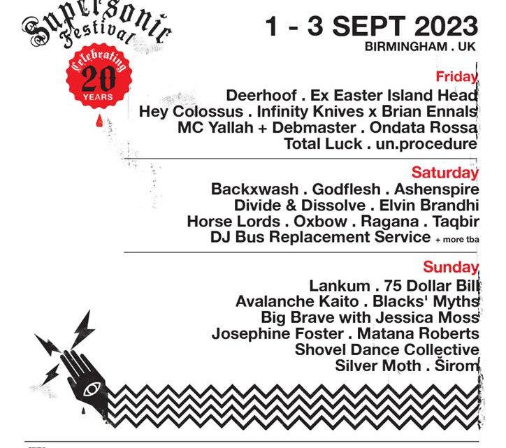 Supersonic announces Backxwash (first and only UK show), Deerhoof and more to the line-up