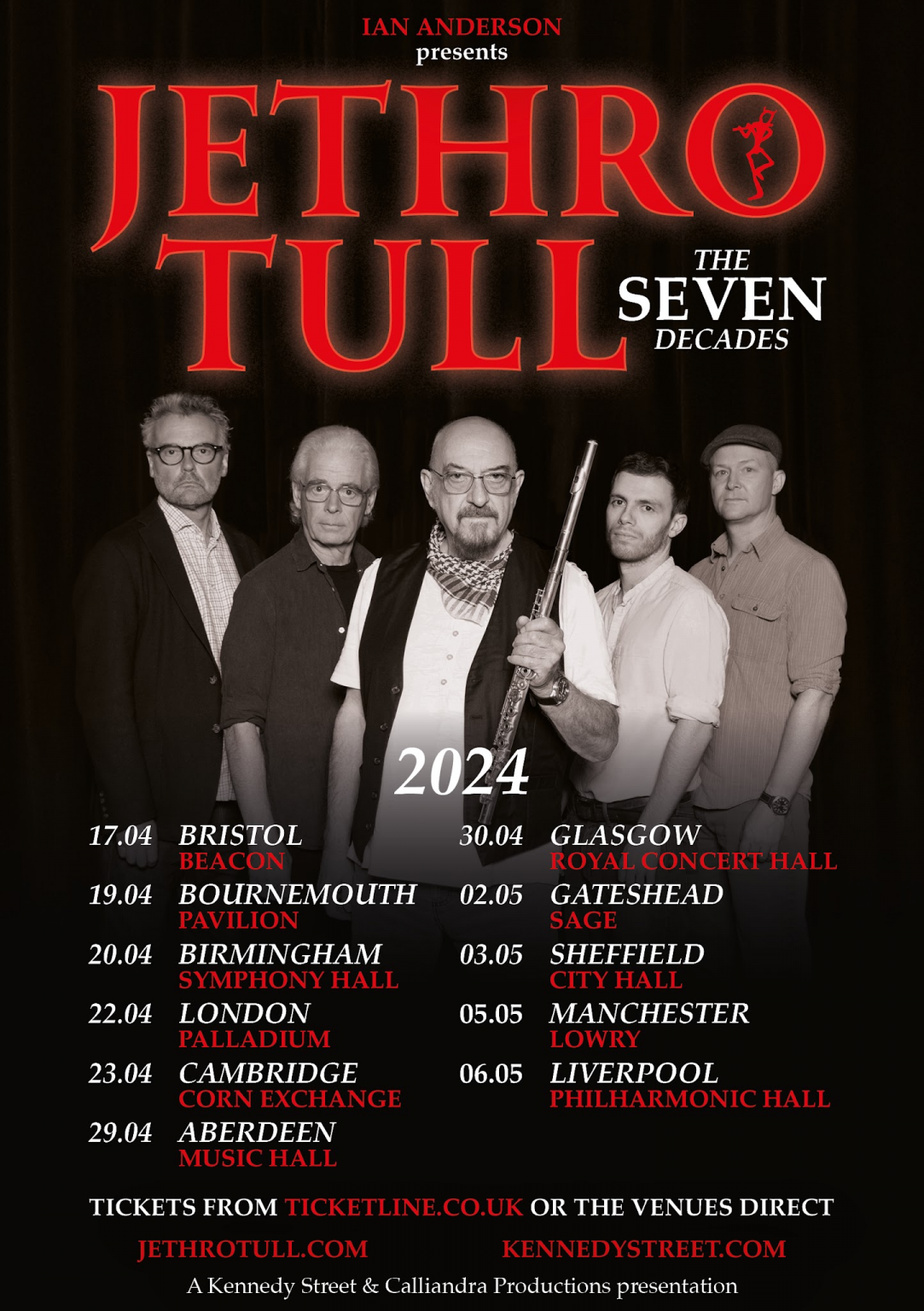 Ian Anderson presents Jethro Tull The Seven Decades Tour All About