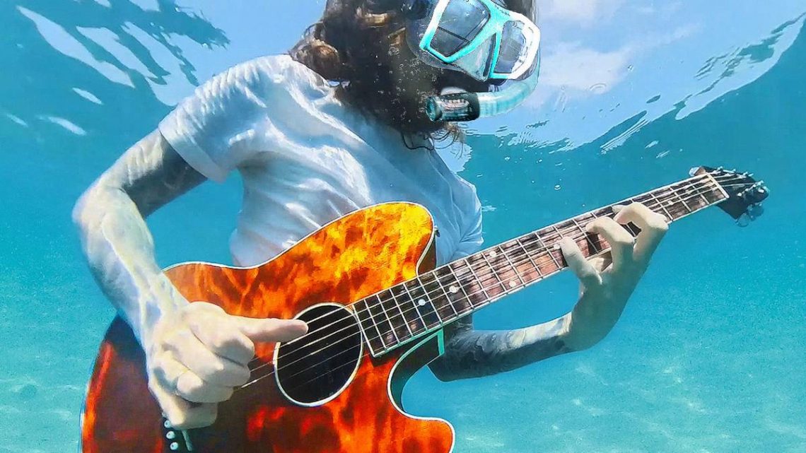 Modern Guitar Hero Takes Guitar to a New Dimension  BERNTH Performs Full Song Underwater
