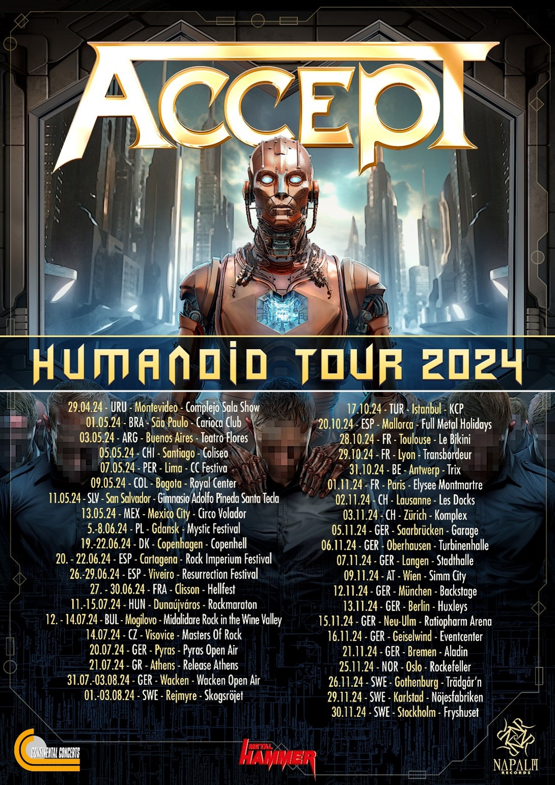 ACCEPT Welcomes Phil Campbell And The Bastard Sons As Special Guests On   Accept Tour 