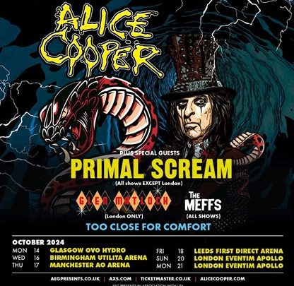 Alice Cooper Announces UK Tour