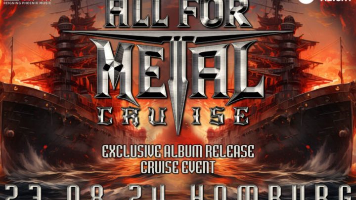 ALL FOR METAL – album release cruise show + final days of crowdfunding campaign + ‘Rock You Like A Hurricane’ now available for streaming