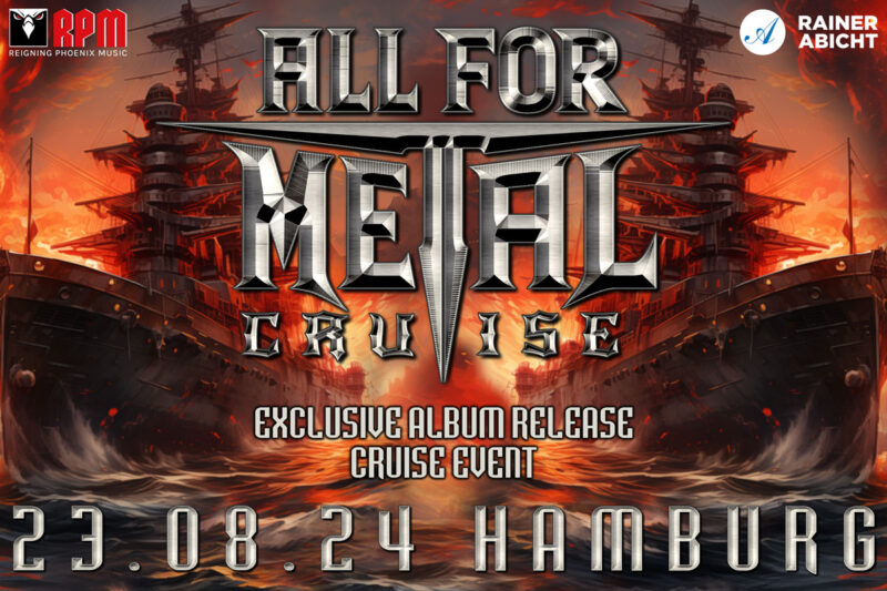ALL FOR METAL – album release cruise show + final days of crowdfunding campaign + ‘Rock You Like A Hurricane’ now available for streaming