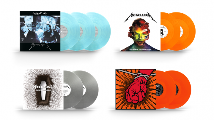 Metallica Announce Phase 2 Of Special Pressings Of Studio Albums On Limited Edition Coloured Vinyl Continues with Garage Inc. – out April 5th