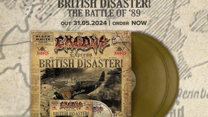 EXODUS release live album British Disaster: The Battle of ’89 (Live At The Astoria)